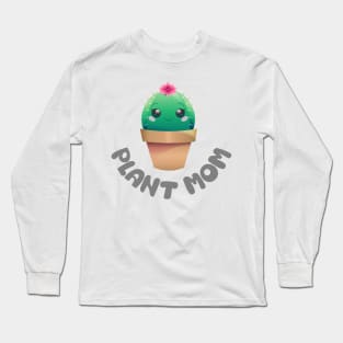 Plant Mom Cactus Long Sleeve T-Shirt